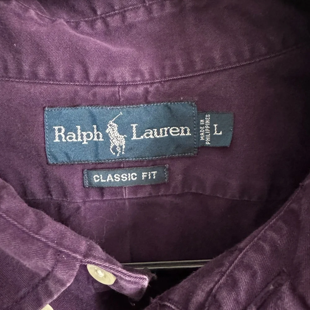 Ralph Lauren Men's Purple Button Down Shirt - Picture 3 of 3